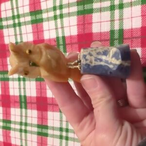 Natural Quartz Owl Carnelian Stone